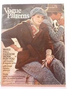 VOGUE PATTERNS August / September 1973 – Vintage Fashion / Dressmaking - Bild 1 von 14