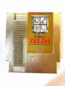 The Legend Of Zelda NES 1986 Nintendo Gold Cartridge Classic Video Game Tested - Bild 1 von 8