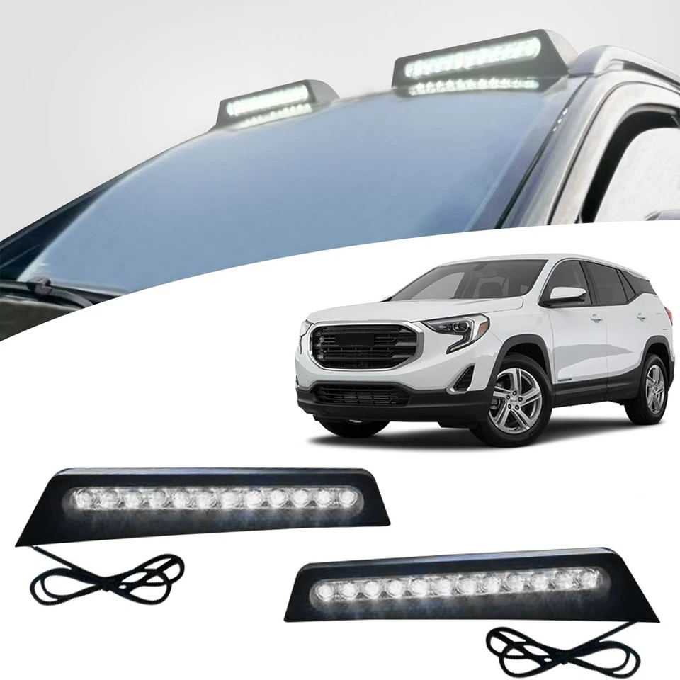Tapa de luz LED de techo superior con DRL para lámpara de techo GMC Terrain 2018-2024 Foto 1 de 4