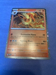 Pokemon Promo Stella Nera Scarlatta e Viola - Flareon SVP 167 Cosmos Holo - Foto 1 di 2