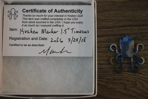 Kraken Timascus 2 of 6 Kraken Ball Marker - Picture 1 of 2