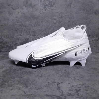 NIKE Vapor Edge Pro 360 Football Cleats Mens 11 Wide White Black Panda Nby - Image 1 of 4
