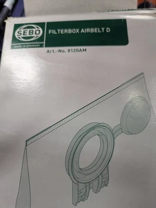 Original SEBO 8120AM Taschen 8 Stück Aerapure SEBO  - Bild 1 von 3