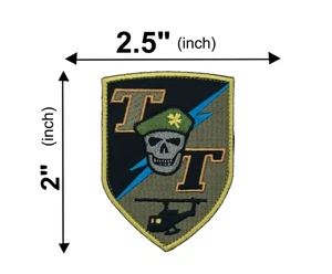 Tropic Thunder Embroidered Patch Iron/Sew-on for Bags, Vests, Shirts - Picture 1 of 6