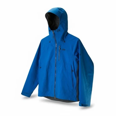 Outdoor Research Foray Ski Jacket Shell Men's Large Gore-Tex Waterproof Blue - Image 1 of 4