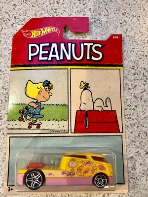 Hot Wheels Peanuts Snoopy SALLY MARRÓN de 2017 Qombee NUEVO Snoopy Gang Foto 1 de 4