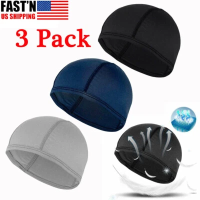PACK de 3 gorro de enfriamiento deportivo sudor calavera casco de ciclismo forro envoltura para la cabeza Do Doo Foto 1 de 4