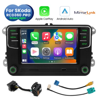 MIB RCD360 Pro 187B CarPlay Android Autoradio For VW Skoda Golf 5 6 Passta B6 B7 - Bild 1 von 4