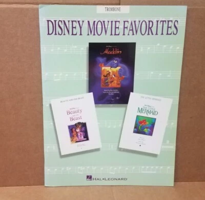 Disney Movie Favorites For Trombone Themes Music Song Book  - Image 1 of 3