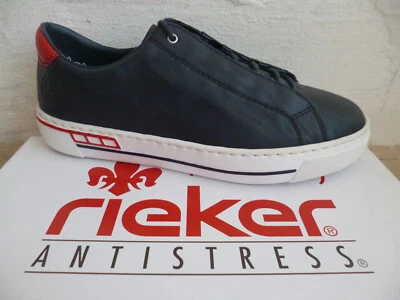 Rieker Lace-up Sneakers Shoes Half Shoes Sports Shoes Blue - Image 1 of 4