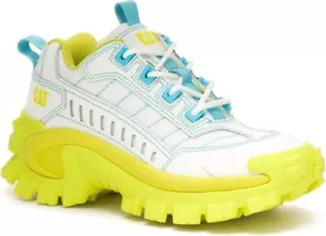 Cat Caterpillar Intruder Supercharged Sneakers Trainers Shoes White Unisex - Picture 1 of 7