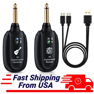 INGPARTNER Wireless Guitar System Transmitter Receiver fit Bass Digital 100ft - Image 1 of 4