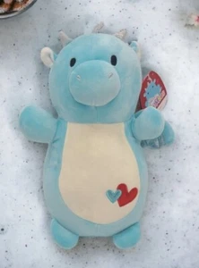 Plush SQUISHMALLOWS 10" HugMees DEVIN Blue Dragon Wings Stuffed Doll Hug Mees - Picture 1 of 7