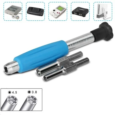 Screwdriver 3.8/4.5mm GameBit For 8bit NES SNES Super Nintendo N64 Gameboy Tools - Image 1 of 4