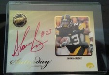 💯2009 Press Pass Legends Saturday Signatures Shonn Greene #SS-SG Rookie Auto RC