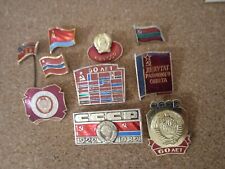 Coats of arms and Flags of the USSR, republics of the USSR.10 pieces.