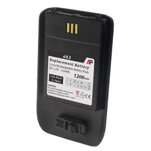 Replacement Battery for Ascom d63 Phone. 1200mAh - Picture 1 of 3