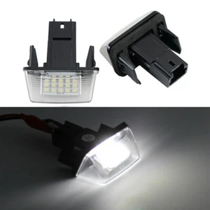 LED License Number Plate Lights Fit Citroen C3 C5 Berlingo Saxo Xsara C4 Picasso - Picture 1 of 10