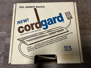 NEW OLD STOCK Vintage SGL WABER Cordgard 15' MANDEL HELLBRAUN Sicherheitskordelabdeckung - Bild 1 von 3