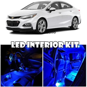 16-Up Chevrolet Chevy Cruze LED Interior Xenon Blue LED Bulb Kit Full Package 2 - Bild 1 von 1