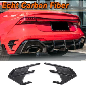 Aletas traseras de carbono Flaps Splitter Canards se adapta a Audi RS7 Sportback 2019-22 - Imagen 1 de 11