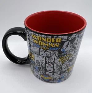 Silver Buffalo WW6034 DC Comics Wonder Woman Comic 20 oz Ceramic Coffee Mug  - Picture 1 of 6