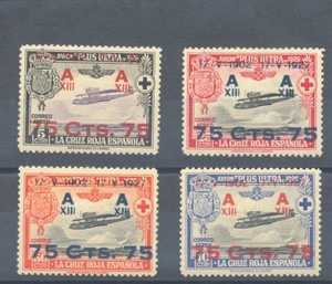 1927 XXV ANIVERSARIO JURA CONSTITUCION ALFONSO XIII EDIFIL 388/91 * MH TC11015 - Imagen 1 de 2