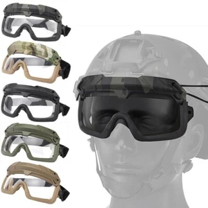 Hiking Dustproof Safety Shooting Glasses Windproof CS Wargame Tactical Glasses - Picture 1 of 24