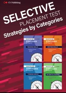CS Education Selective Placement Test Strategy by categories Books Pack of 4 - Picture 1 of 13