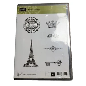 Stampin' Up! - Künstlerische Radierung Set 6 Gummistempel NEU - Bild 1 von 5