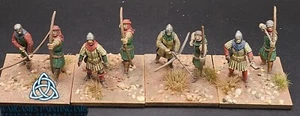 Bemaltes englisches Bogenschützen Set für SAGA und andere Wargames und Sammlung Miniatur - Bild 1 von 3