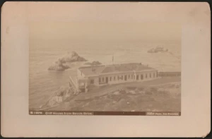 1883-1894 B1274 CLIFF HOUSE FROM BEACH DRIVE PHOTO, ISAIAH TABER, SAN FRANCISCO - Picture 1 of 1