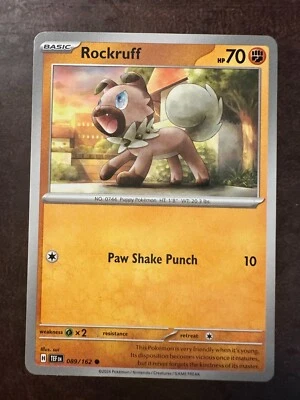 Rockruff 089/162 Sv05: Temporal Forces Regular - Image 1 of 4