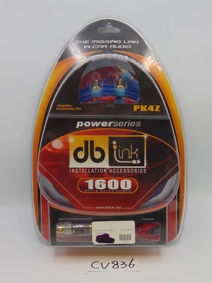 Db Link 4-gauge Power Series Amplifier 1600 Watts Installation Kit PK4Z - Image 1 of 4