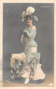 CPA CELEBRITE / THERESE CERNAY /ARTISTE DE CABARET /FEMME 1900 / ART NOUVEAU - Picture 1 of 1