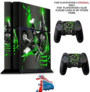 MONSTER BIKE PS4 PROTECTIVE SKIN DECAL VINYL STICKER WRAP - Picture 1 of 3