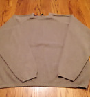Eddie Bauer Mens Size 2Xl Sweater Pullover Gray Green Raglan Cotton Australia