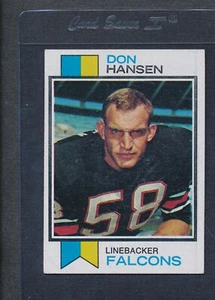 1973 Topps #173 Don Hansen Falcons NM *1351 - Picture 1 of 1