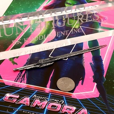 Hot Toys MMS259 Guardianes Galaxia Gamora 1/6 Figura de Acción Espada Wepon Solo Foto 1 de 3