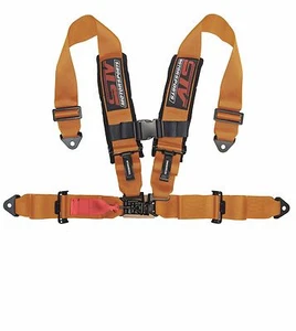 Arnés de cinturón de seguridad NARANJA Racing 4 puntos 2"" Polaris UTV RZR XP 1000 900 800 - Imagen 1 de 11
