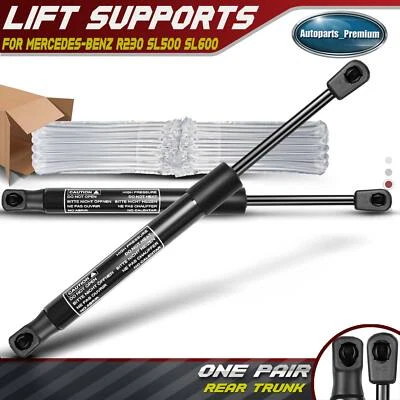 Soportes de elevación de maletero trasero 2 piezas amortiguadores puntales para Mercedes-Benz R230 SL500 SL600 Foto 1 de 4