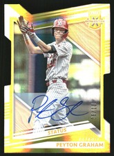 2022 Elite Extra Edition Signatures Status Die Cut Gold #51 Peyton Graham/10