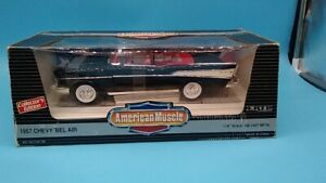 AMERICAN MUSCLE 1/18 SCALE 1957 CHEVROLET BEL AIR CONVERTIBLE