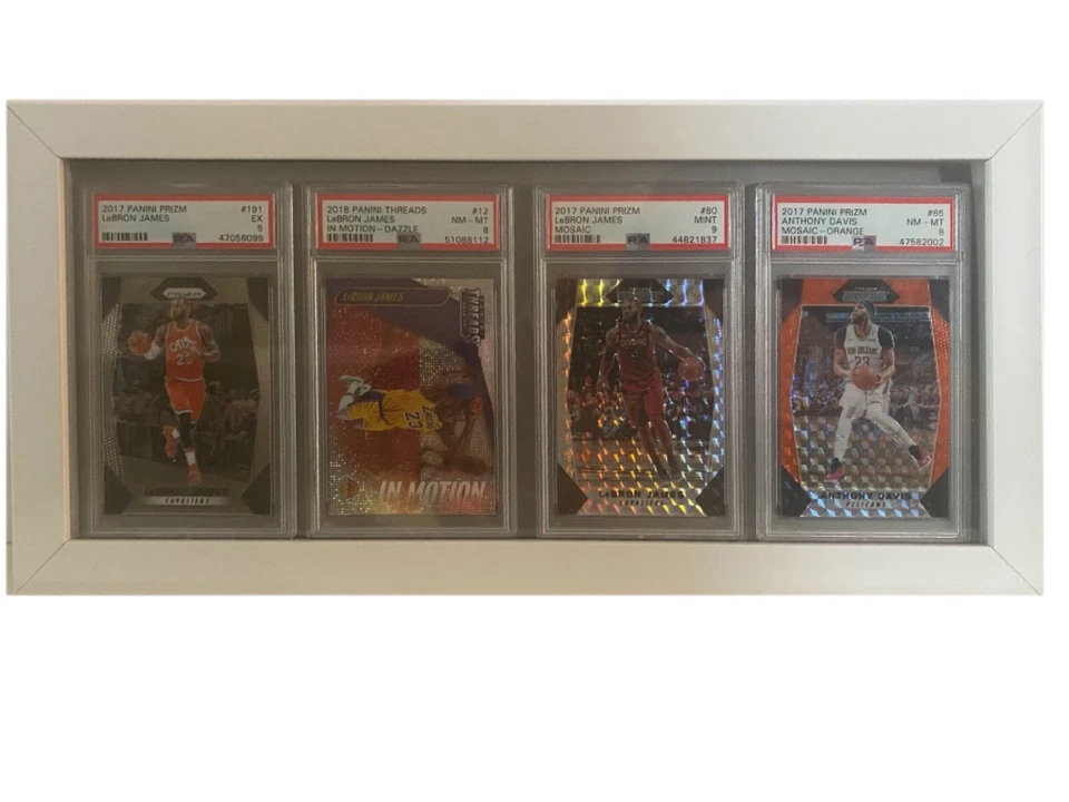 PSA Graded Trading Card Display Case - White With Gray - Image 1 of 1