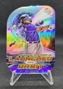 2023 Topps Chrome Cosmic Vlad Guerrero Jr. Launched Into Orbit Die-Cut #LIO-6 - Picture 1 of 2