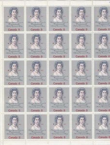 Hoja de campo Canadá Scott 620 montada sin montar o nunca montada - visita real 1973 - Imagen 1 de 1