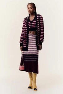 CHANEL 23B Multicolor/Metallic Striped Cardigan Sweater F38/ US 6/8 - Picture 1 of 12