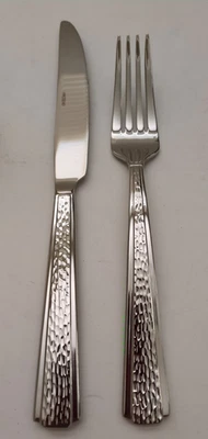 NEW! Oneida ATLAS - 12 Dinner Forks + 12 Dinner Knives Stainless - Image 1 of 4