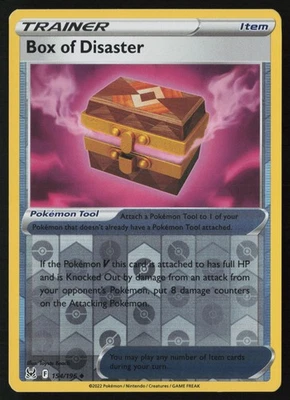 Pokemon Box of Disaster 154/196 SWSH11: Lost Origin Reverse Holo Pack Fresh - NM - Image 1 of 2