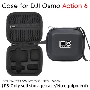 Estuche de almacenamiento para DJI ACTION 6 PU con estructura de revestimiento integrada - Imagen 1 de 28